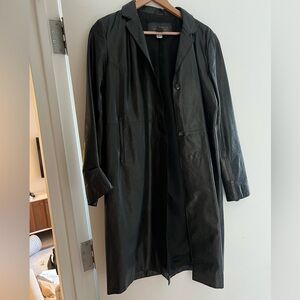 Banana Republic leather coat (genuine leather) women size small